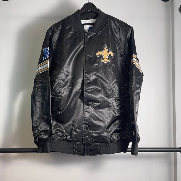 Starter New Orleans Saints satin jacket size L - Picture 1 of 3